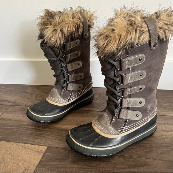 Sorel Joan Of Arctic Women’s Snow Boots Size 5, Waterproof Leather Boots - Picture 8 of 10